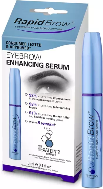 RapidBrow Augenbrauenverbesserndes Serum für dickeres, volleres und gesünderes Aussehen