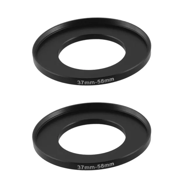 2 Stck. 37 mm bis 58 mm Objektiv 37 mm–58 mm Step Adapter für Kamera H1G92388