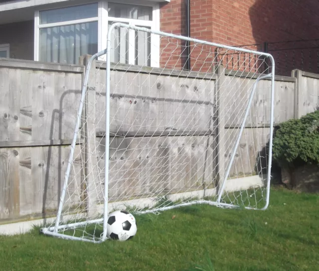 Football Goal Post Practice Soccer Training with Outdoo Net and Pegs  7FT x 5FT
