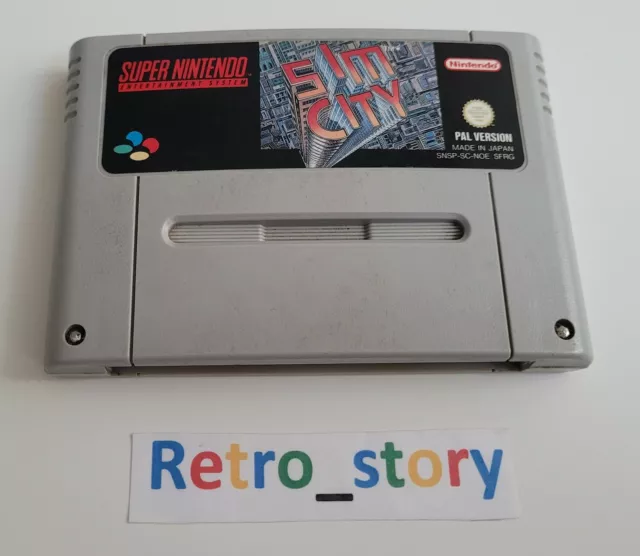 Super Nintendo SNES - Sim City - PAL - NOE