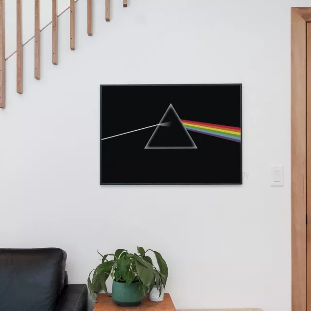 Pink Floyd The Dark Side of the Moon Triangle Prism Premium Art Print 3