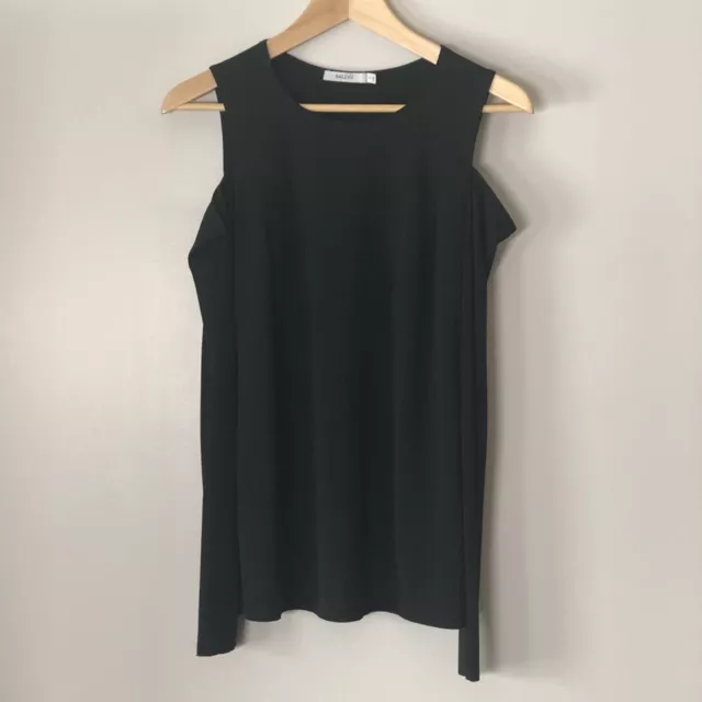 Bailey 44 Top Cheek To Cheek Cold Shoulder Blouse Black Size Small