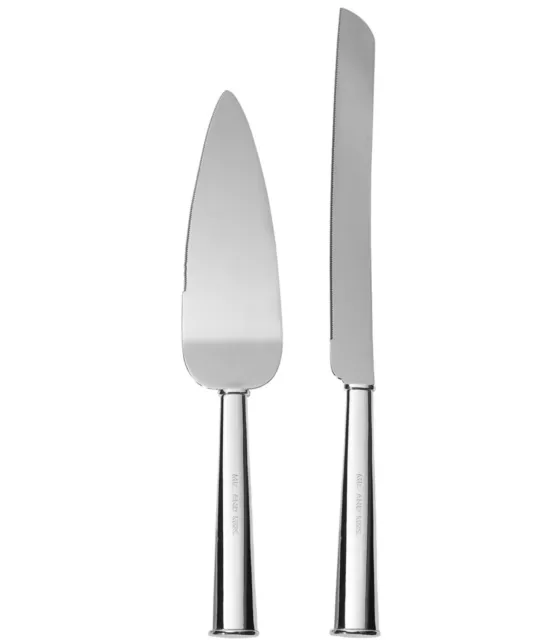 JUEGO DE CUCHILLOS Y SERVIDORES DE PASTELES DE BODA KATE SPADE LENOX ""Darling Point"" Sr. y Sra $100