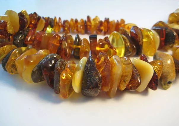 Massvie Genuine Amber Beautiful Baltic Amber Necklace 53 cm !!! 3