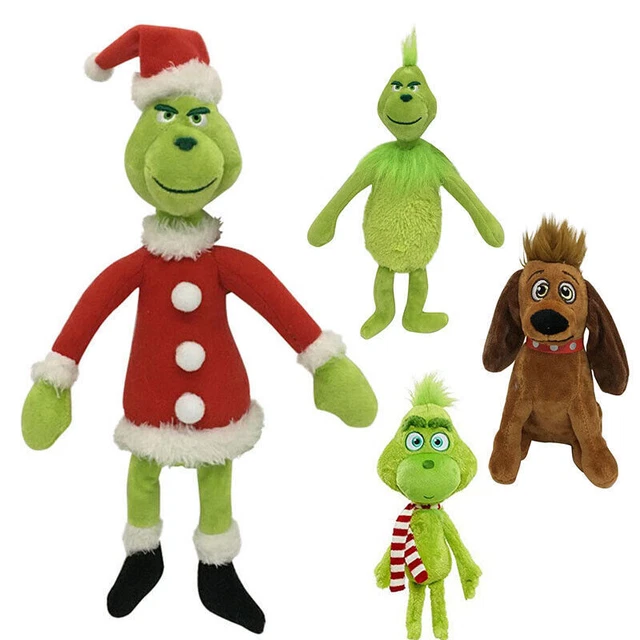 HOW THE GRINCH Stole Christmas Grinch Max Dog Plush Doll Stuffed Toys
