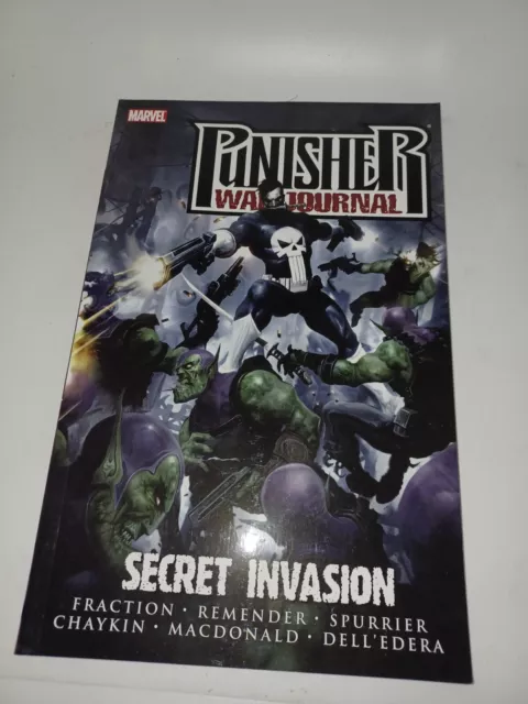 Marvel Punisher War Journal Secret Invasion TPB New Unread 9.8