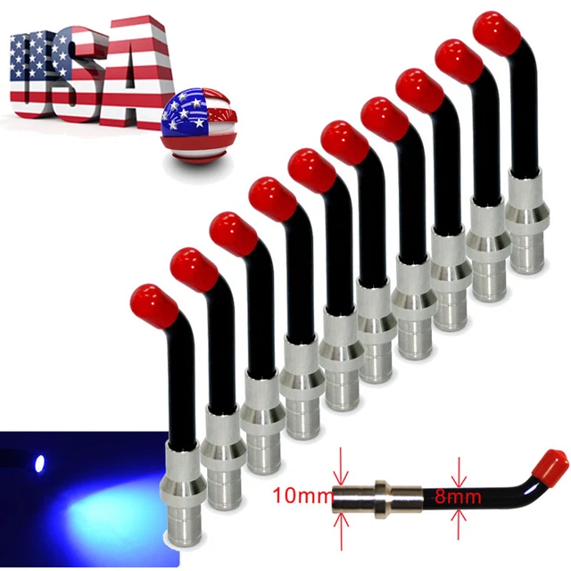 10pcs Dental Cure lamp Curing Light Guide Rod Tip 8*10mm for CL6 & CL8- New US