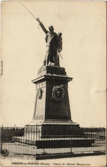 CPA Fresnes-en-woevre - Statue of General Margueritte (118860)