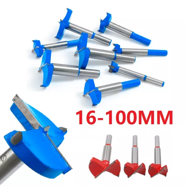 16mm-100mm Forstner Bit Hinge Boring Carpenter Hole Saw Drill Bit Drilling