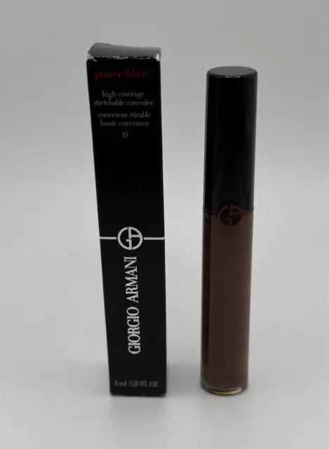 Giorgio Armani Power Fabric High Coverage Stretchable Concealer ~ 15 ~ .20 Fl Oz