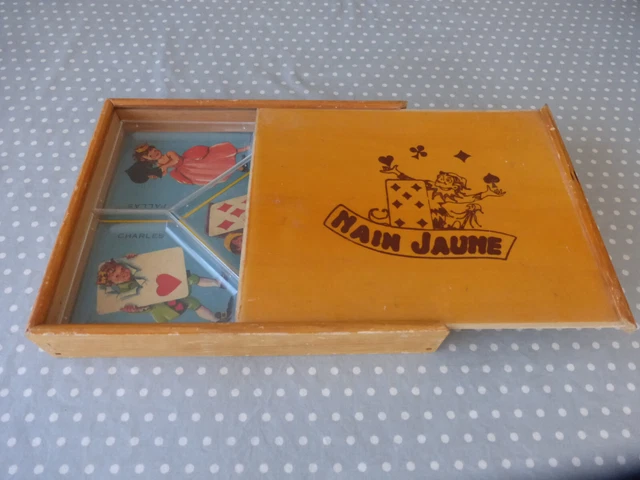 Jeu Du Nain Jaune Ancien - Boîte Carton E.L.D., Complet Avec Cartes, Bon état, Origine France