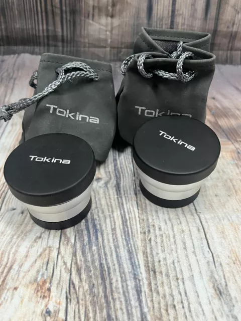 Tokina 0.5X AF Digital Wide Angle Lens & 2X AF Digital Telephoto Lens lot of 2