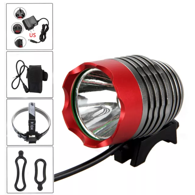 5000lm T6 LED Bicicleta de Montaña Bicicleta Ciclo Luz Frontal Antorcha Faro