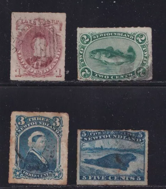 Newfoundland Stamps #37-40 Used