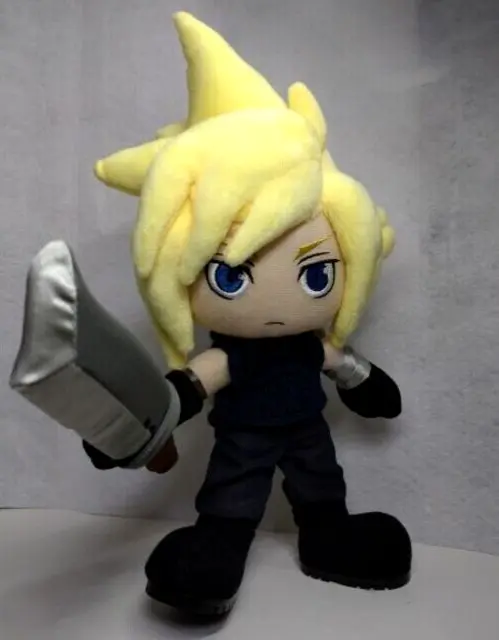 Cloud Strife Action Doll Plush Toy FINAL FANTASY VII 7 SQUARE ENIX 12in (30.5cm)