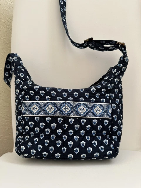 VERA BRADLEY crossbody nantucket navy Cotton Quilted bag