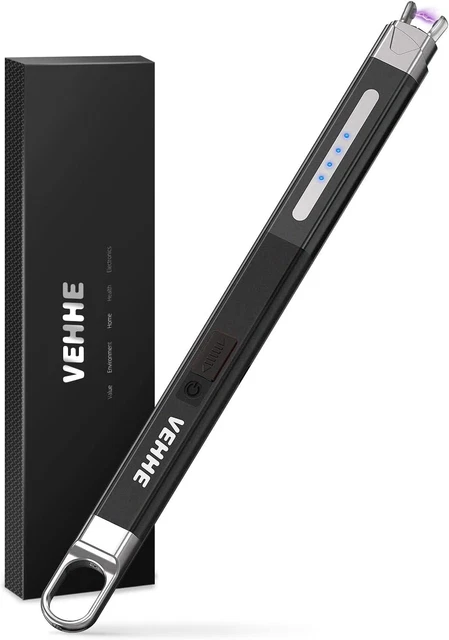 Nola LichtBogen 581 Accendino Elettrico Ricaricabile USB - Ad Arco, Senza Gas, Antivento - Con Cavo