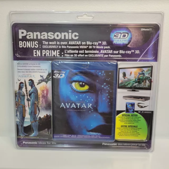 AVATAR Blu-ray 3D Panasonic Exclusive NEW SEALED  Blu-ray Disc Movie