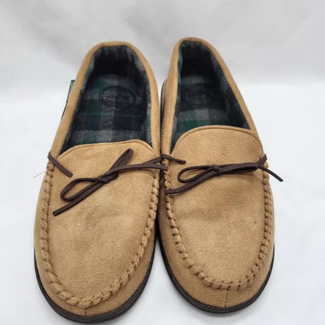 Woolrich Men's House Shoes - Size 11 - Comfort Cushioning - Tan W/Brown Soles