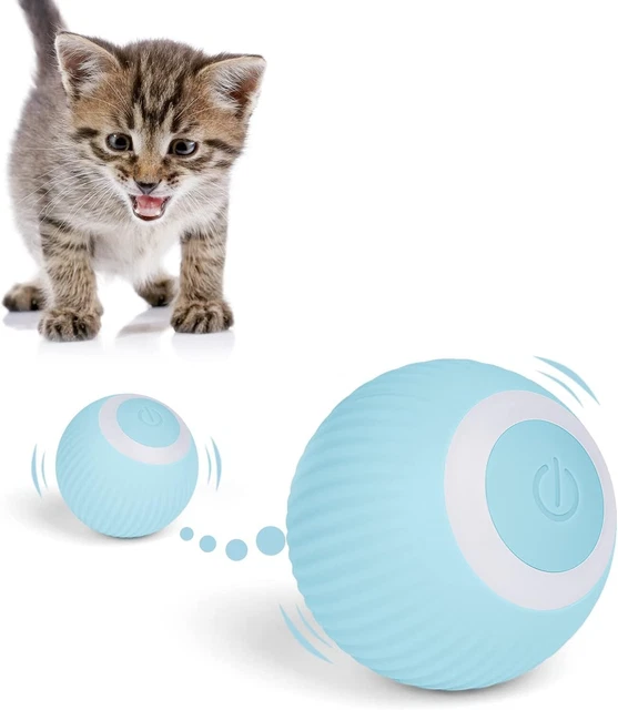 Jouets de balle de chat électrique pour jouer à l'intérieur, jouets intelligents