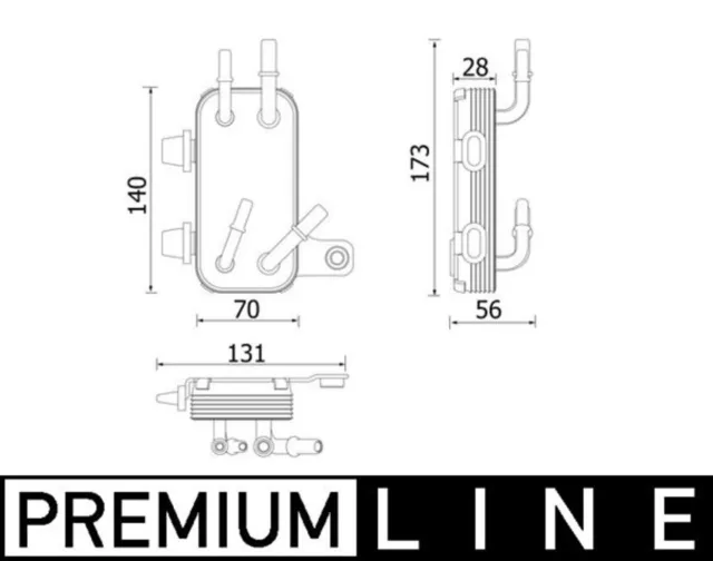 Motorkühler Wasserkühler BEHR *** PREMIUM LINE *** MAHLE CR 2200 000P für RANGE