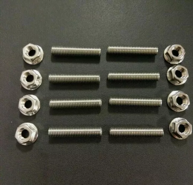 BORCHIE SCARICO SUZUKI GSX650F 2007-15 M8 BORCHIE placcate in zinco (BZP), M8