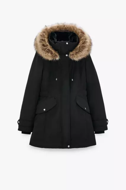 zara femme doudoune parka