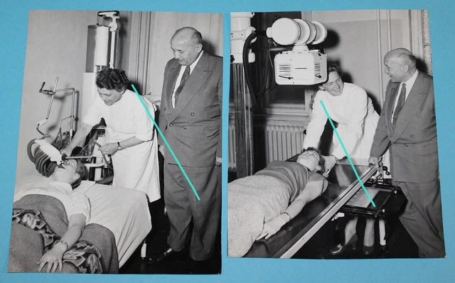 Zwei Krankenhaus Fotos ,ich glaube Berlin Moabit ,von 1956
