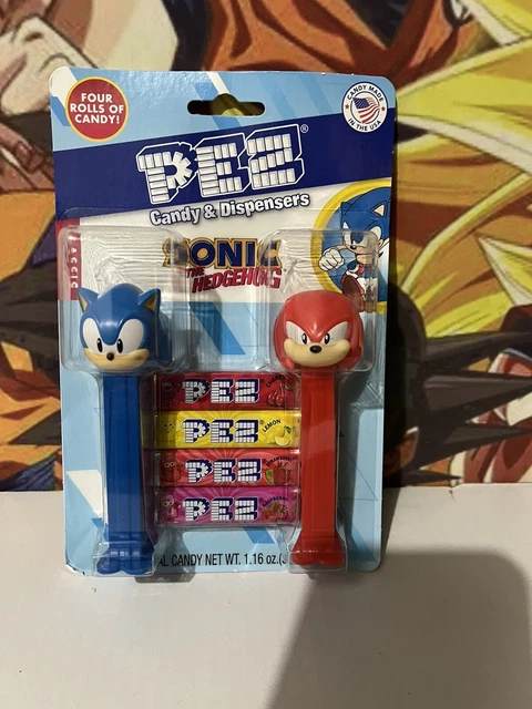 Knuckles Candy PEZ SONIC THE Hedgehog Sonic & Knuckles Classic 2-pack Candy Dispenser ...