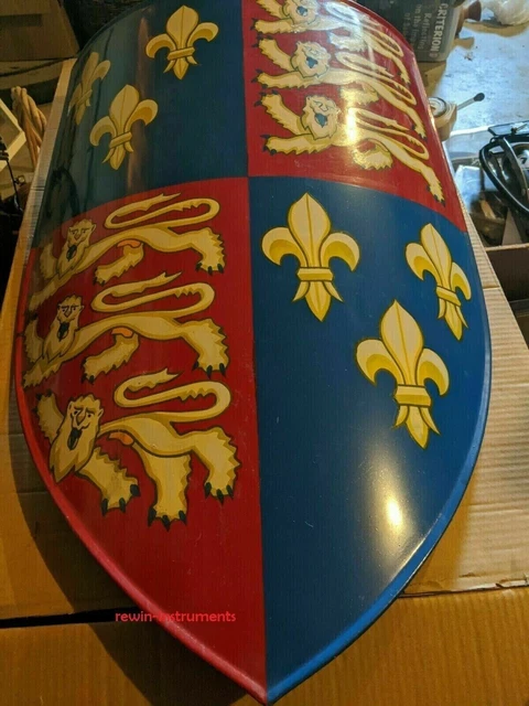 MEDIEVAL HEATER STEEL Shield Knight Metal Armor 20 G Battle Templar