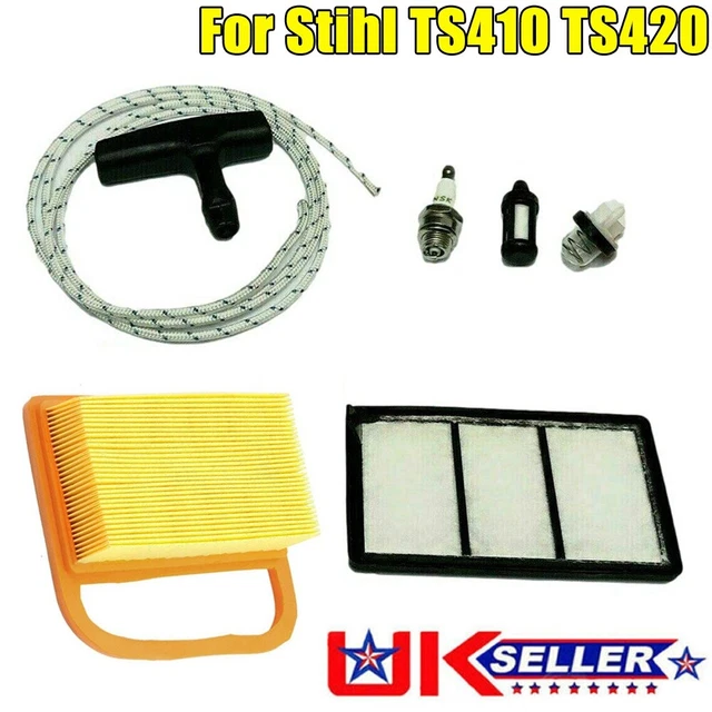 FOR STIHL TS410 TS420 Service Kit Air Filter Plug Primer Pull Cord ...