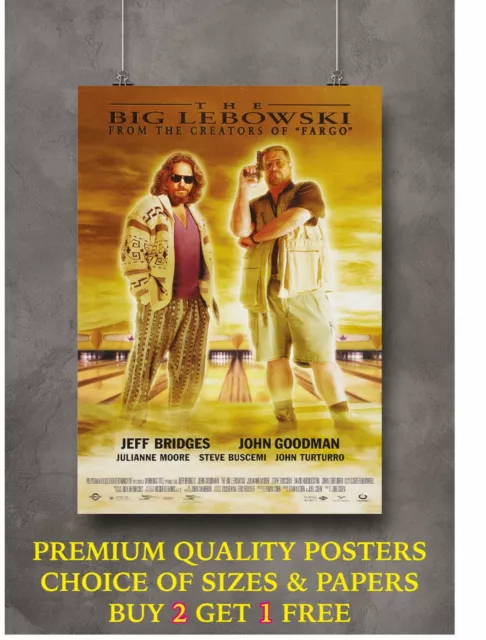 The Big Lebowski Classic Movie Art Large Poster Print Gift A0 A1 A2 A3 A4