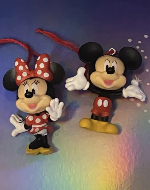 Disney Mickey and Minnie Mouse Christmas Ornaments