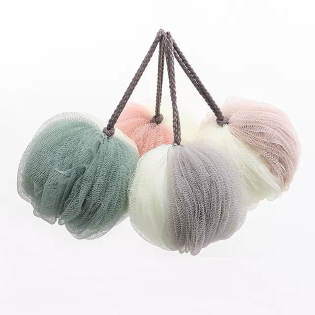 4 Stücke Große Duschkugel Weiche Badekugel Doppel Farbe Mesh Schwamm Mesh Pouf