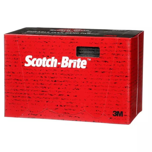 3M-64660 Scotch-Brite Grey Scuff Pads Ultra Fine Hand Sanding Pads (25/Bx)