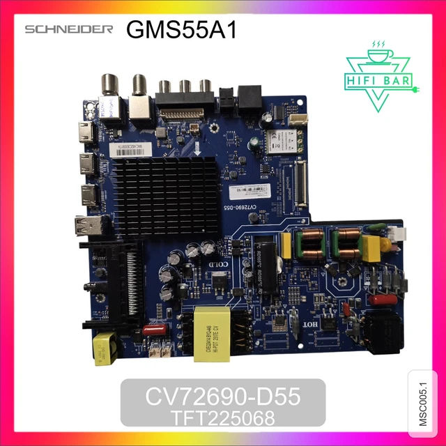 Carte Mère Principale Pour TV Schneider SC-LED55SC250PU - Platine D'occasion
