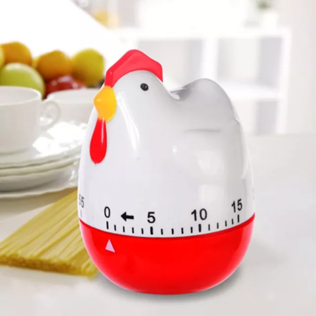 Timer Da Cucina Forma Gallina 6X9cm <ul><li>Timer Con carina, , Dimensione