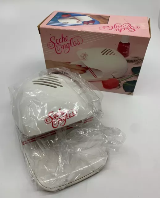 Nails Dryer●Seche Ongles●Electric Batteries Um2 ● Vintage 70’ In Box Hong Kong