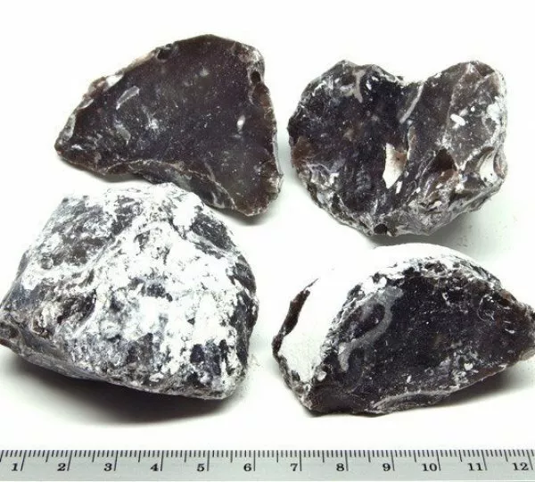 Feuerstein Flint Flintknapping Silex Dekostein 1kg - 5cm ¤