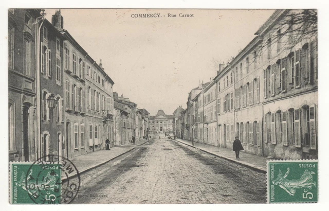 Cpa 55 - Commerce: Rue Carnot (Meuse) - Unwritten