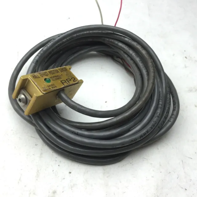 Industrial Devices Corp. RP2 Hall Effect Position Sensor, NC, 7', 10-24VDC, 40mA