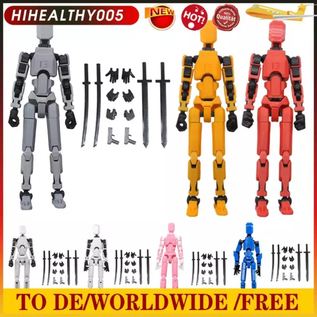 T13 Actionfigur, Titan 13 Actionfigur, Roboter-Actionfigur, 3D-gedruckte Action