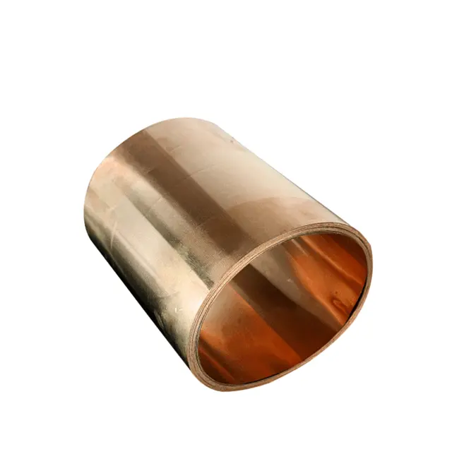 C17200 Beryllium Copper Sheet Roll Thin Plate BeCu Panel 0.1/0.15/0.2~0.5mm
