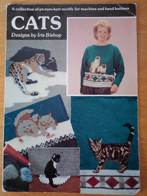 CAT DESIGNS BY Iris Bishop Picture Knits For Machine Or Hand