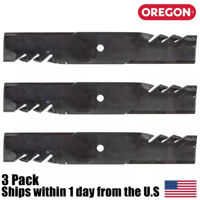 3pk 52" Oregon G5 596-344 Gator Mulching Lawn Mower Blades for Ferris 5101756