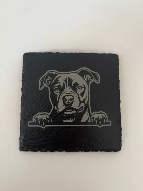 Personalised Slate Dog Coasters. 155 to choose from