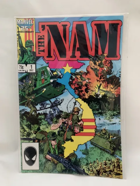 The 'NAM Magazine A Marvel Magazine #1 Dec 1986 in Plastic Magazine Size