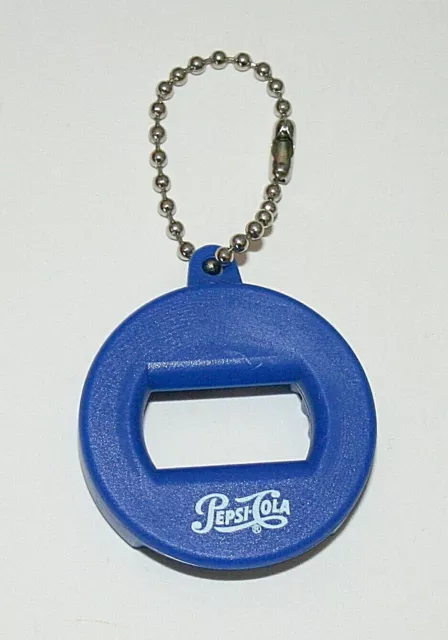 Vintage Pepsi Pepsi-Cola Soda Distributor Bottle Cap opener Key chain 1980s