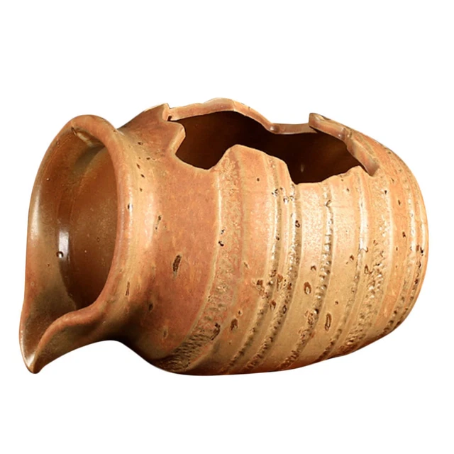 Milisten Decorative Waterfall Fountain Ceramic Jar Antique