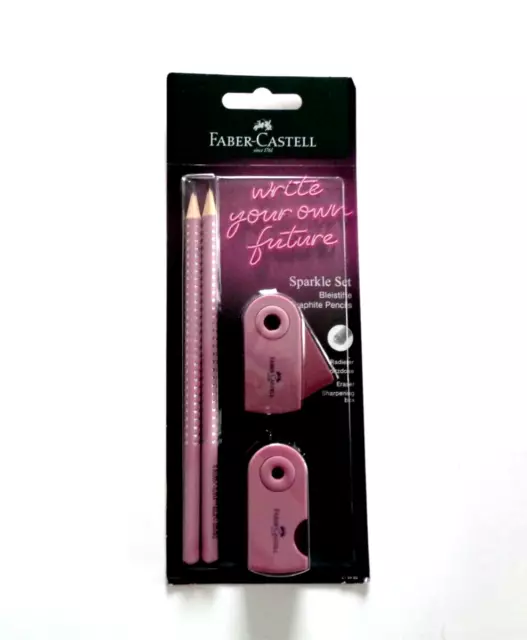 Faber-Castell Schreibset Sparkle 4-teilig rose shadows